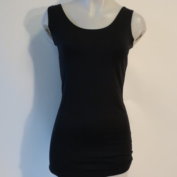 Womens A'nue Ligne Black Tank M* - Picture 1 of 5
